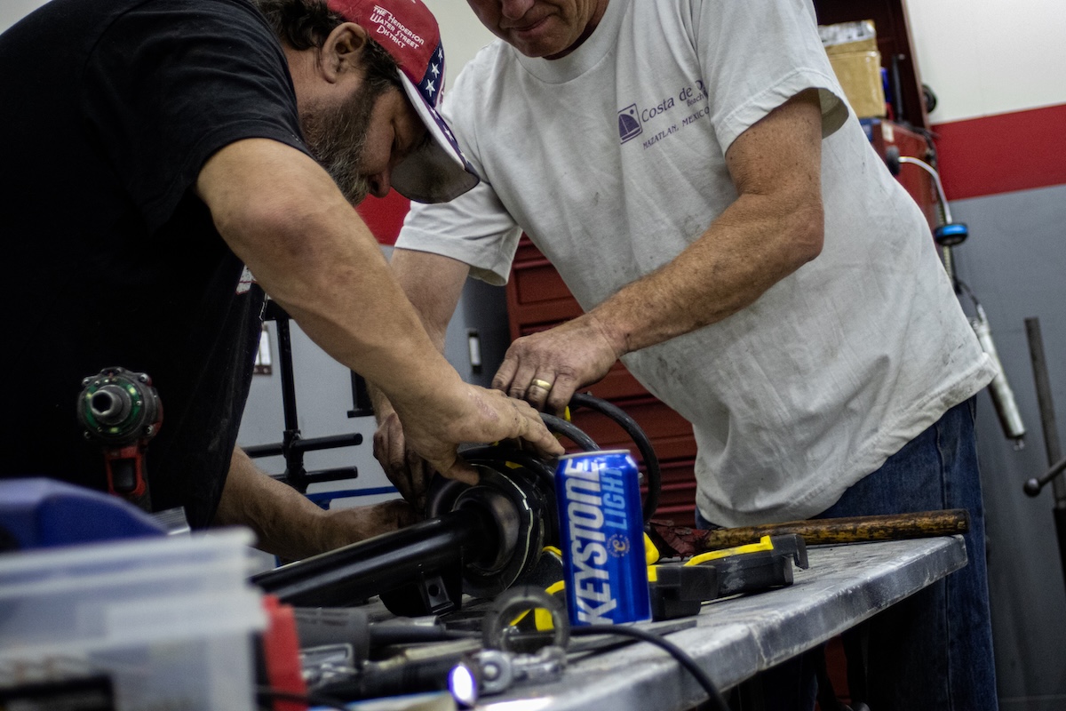 Installing new mounts and hardware